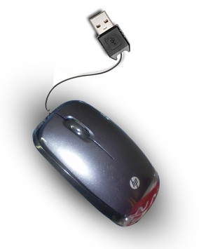 Ratón (Mouse) Retractable Mobile, HP XP472AA#ABL