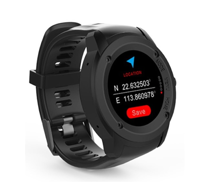 Smartwatch Draco, Pantalla Touch 1.3", Bluetooth 4.0, Android 7.1/iOS 9.3, Negro - Resistente al Agua, GHIA GAC-142