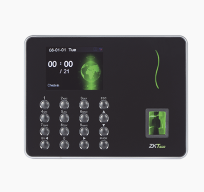 Checador para Tiempo y Asistencia con reportes en Excel por USB (Funcion SSR) / 1,000 huellas / NO requiere software, ZKTeco WL10