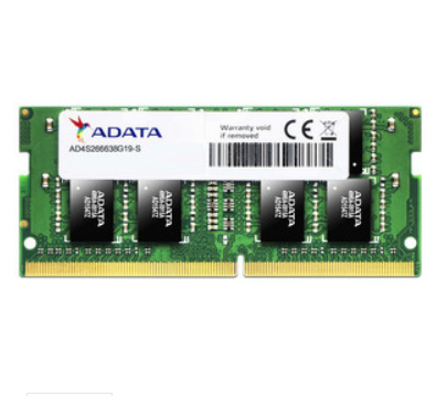 Memoria RAM DDR4 SO-DIMM PC4-21300 (2666MHz), 8GB, 1.2V, CL19, ADATA AD4S266638G19-S
