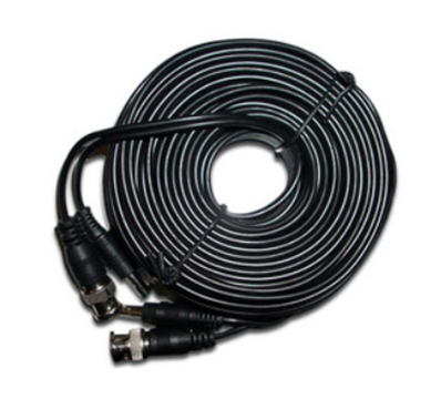 Rollo De Cable Siames, Con 2 Conectores BNC Macho, 2 Conectores Energía Macho / Hembra, Longitud 20 Metros, PROVISION ISR PR-CA20