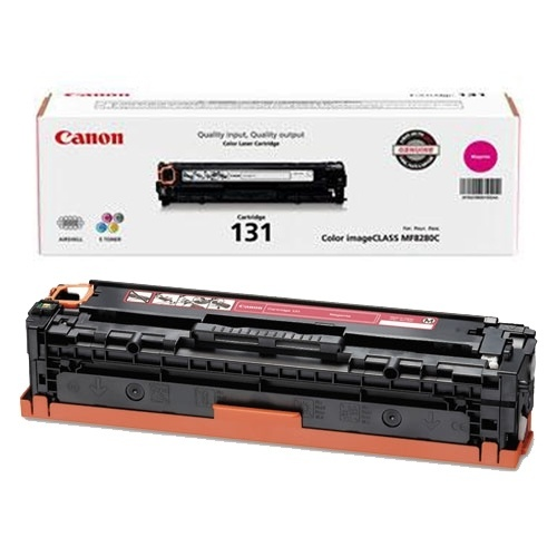 Cartucho de Toner Original Modelo 131, Color Magenta, Rendimiento Aprox. 1,500 Páginas, CANON 6270B001AA
