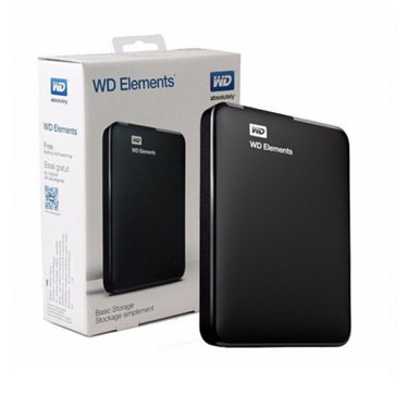 Disco Duro Externo WD Elements Portable, Capacidad 4TB (4,000GB), Interfaz USB 3.0, Color Negro, WESTERN GIGITAL WDBU6Y0040BBK-WESN