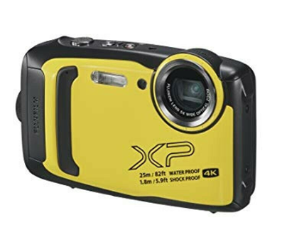 Cámara Digital Acuática FinePix XP140, Color Amarillo, 16.4 MP, Vídeo 4K, 28mm, Bluetooth, WiFi, Fujifilm FX-XP140Y-US
