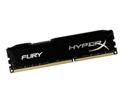 Memoria RAM DDR3 PC3-12800, Capacidad 4GB, Frecuencia 1600MHz, CL10, U-DIMM, HyperX Fury, KINGSTON HX316C10FB/4