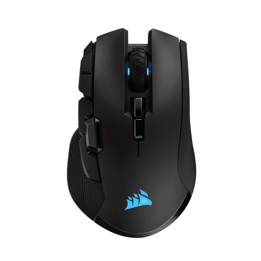 Ratón (Mouse) Gamer Modelo IronClaw, Conexión Inalámbrica / Alámbrica, RGB, 18,000 DPI, 10 Botones, Batería Recargable, CORSAIR CH-9317011-NA