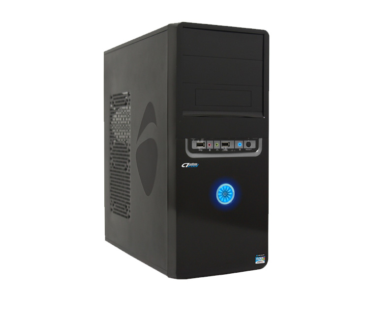 Gabinete ATX P502 Dassel Negro 500w 2 Sata 24 Pines