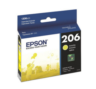 Cartucho de Tinta Amarillo, Modelo T206, para XP2101, 200 páginas, EPSON T206420-AL