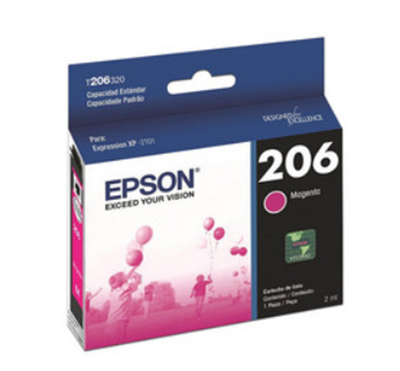 Cartucho de Tinta Magenta, Modelo T206, para XP2101, 200 páginas, EPSON T206320-AL