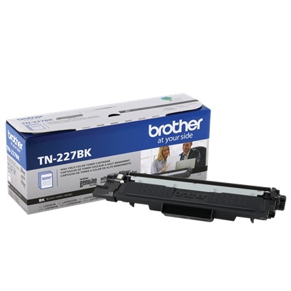 Cartucho de Toner Orignal TN-227, Color Negro, Rendimiento Aprox. 3,000 Páginas, BROTHER TN227BK