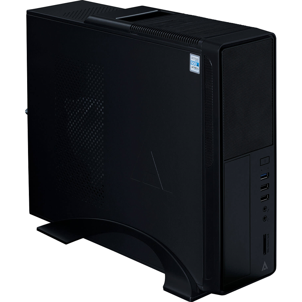 Gabinete Micro ATX / ITX, Modelo Brook GS470 Slim, Incluye Fuente de Poder de 450W, Color Negro, ACTECK AC-922760