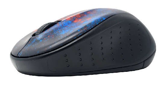 Ratón (Mouse) Óptico, Inalámbrico (USB), Hasta 1000 DPI, Color Multicolor, NACEB NA-0118B