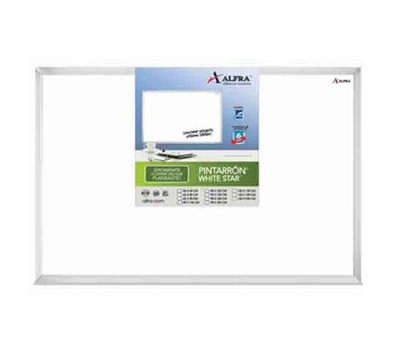 Pintarron White Star, color Blanco, 90 x 150 cm, ALFRA 3226