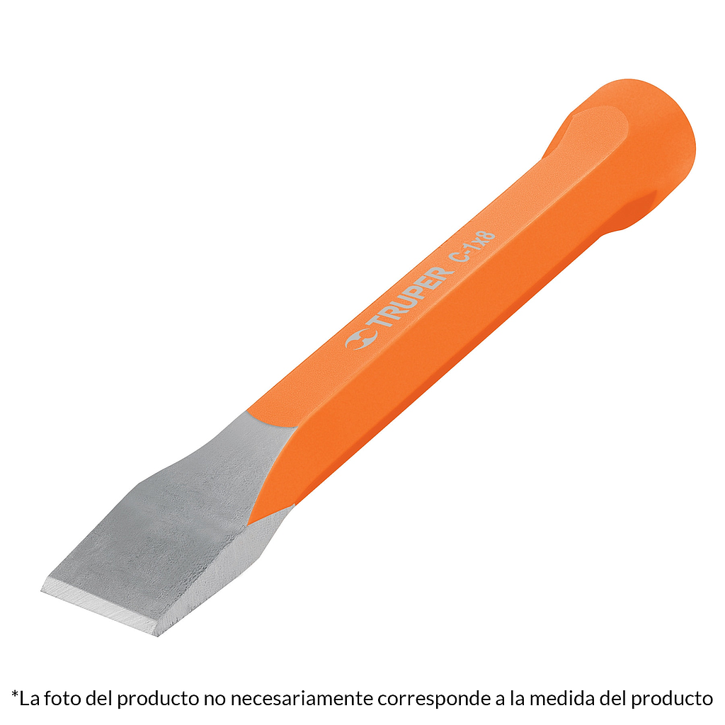 Cincel de Corte Frio, Cuña 3/4, Largo 6", TRUPER C-3/4X6