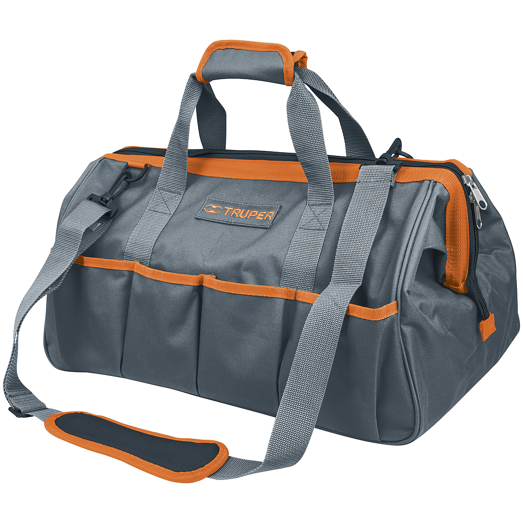 Maleta PortaHerramienta Flexible, 47 x 30.5 x 30 cm, Poliéster, 20", TRUPER MALE-20