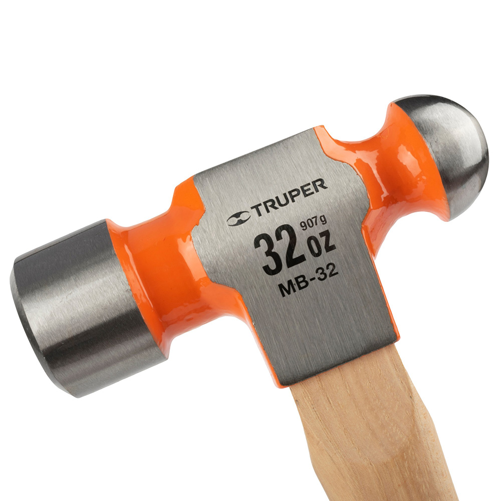 Martillo de Bola, Cabeza 32 Oz, Mango 16", TRUPER MB-32