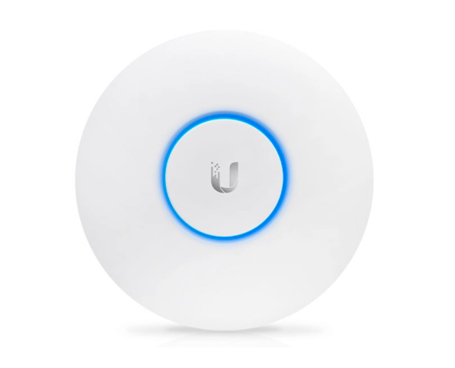 Punto de Acceso (Access Point) UniFi, Doble Banda (Hasta 867 Mbps), MIMO 2X2, Uso Interior,  PoE 802.3af, Hasta 250 Clientes, UBIQUITI UAP-AC-LR