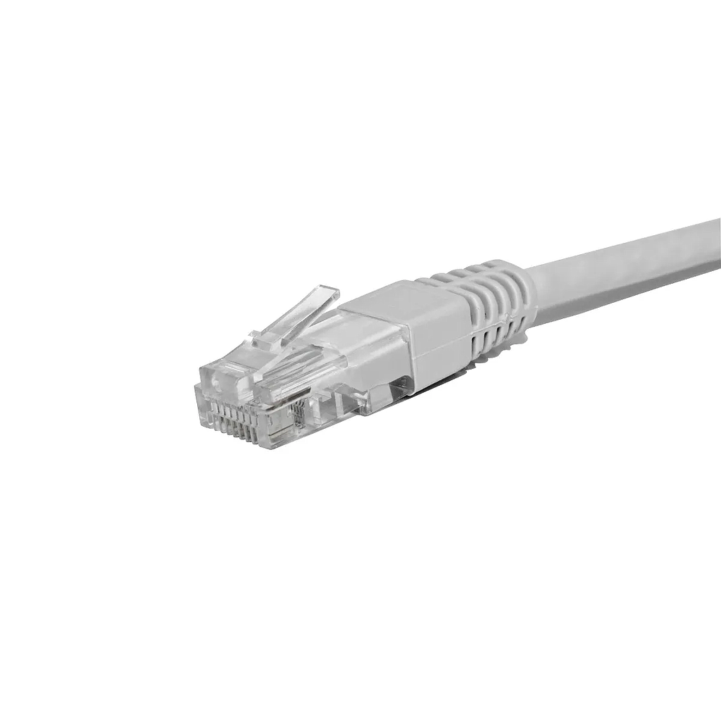 Cable de Red / UTP (Patch Cord), Cat 5E, RJ45 - RJ45 (M-M), 10 Metros, Color Gris, GIGATECH CPCC5-10/0