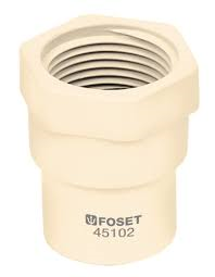 Conector Hembra FOSET de CPVC, 1/2", TRUPER CPVC-601