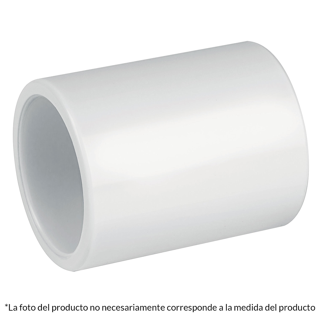 Cople FOSET DE PVC, 1" TRUPER PVC-263