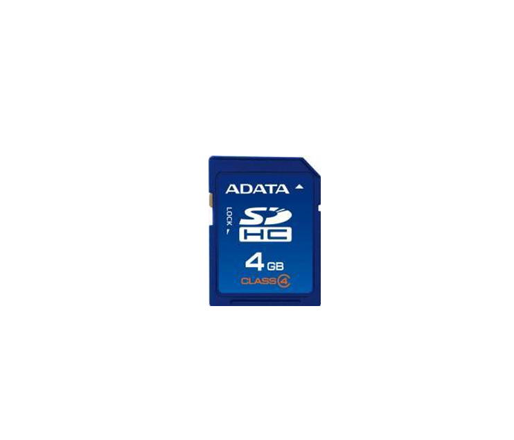 Tarjeta SD | Capacidad 4GB | Clase 4 | ADATA ADSD/4GB