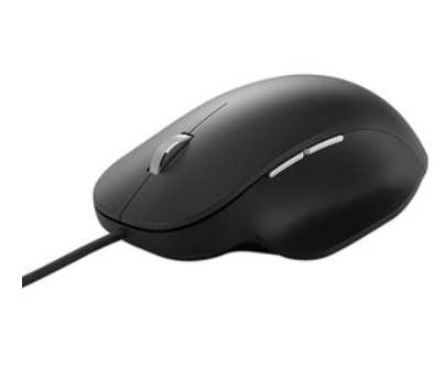 Ratón (Mouse) Lion Rock Ergonomic, Alámbrico, USB 2.0, 5 Botones, Color Negro, MICROSOFT RJG-00001