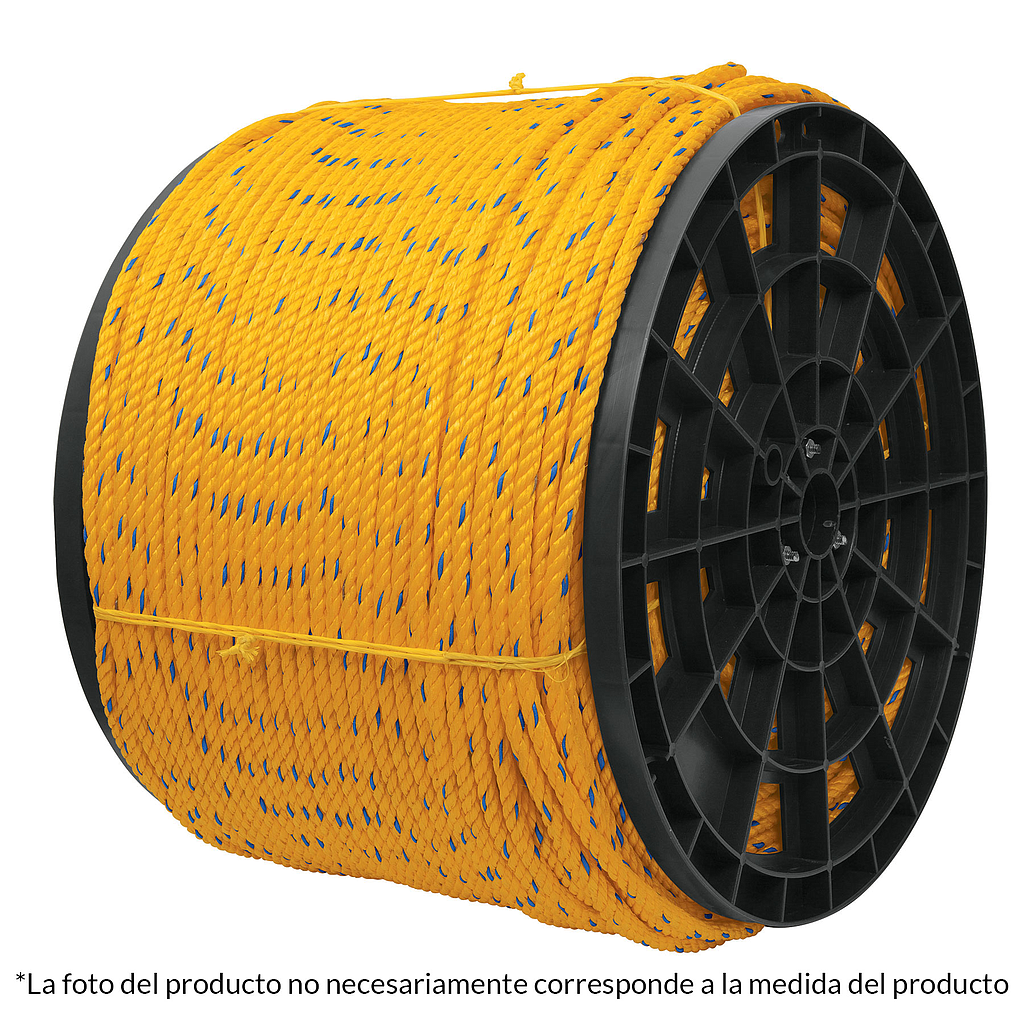 Cuerda de Polipropileno de 13mm (1/2"), FIERO, 1 Metro, TRUPER CUE-13