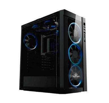 Gabinete Gamer YEYIAN Modelo Blade 2100, ATX / Micro ATX, No Incluye Fuente de Poder, Ventana Lateral Cristal Templado, QIAN YNH-B2100