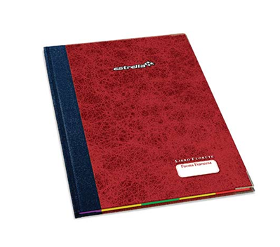 Libro Florete Forma Francesa, Raya, 96 Hojas, ESTRELLA 97