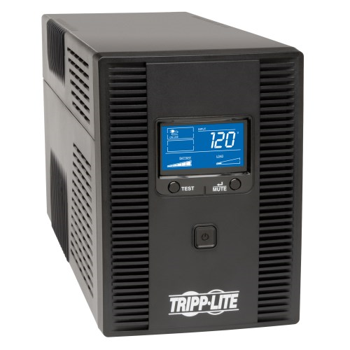 UPS (No Break), Modelo SmartPro, Línea Interactiva, 1500VA / 900W, Entrada 120V, Salida 120V, 10 Contactos, Torre, TRIPP-LITE SMART1500LCDT