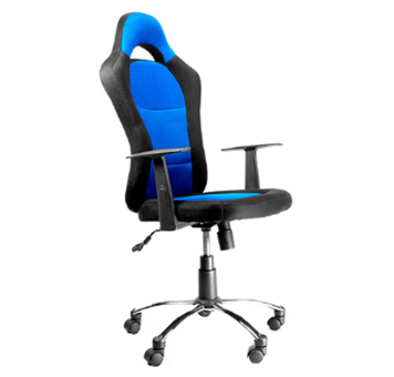 Silla de escritorio Gamer Drakon con respaldo alto, Color Azul y Negro, XTECH XTF-EC129