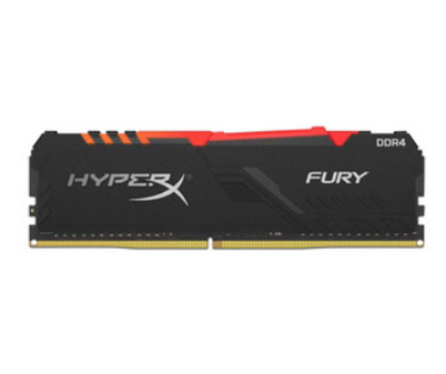 Memoria RAM Gamer HyperX FURY RGB DDR4, 3000MHz, 8GB, Non-ECC, CL15, XMP, KINGSTON HX430C15FB3A/8