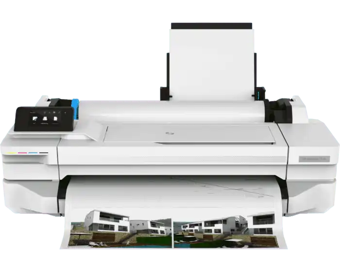 Plotter DesignJet T130 de 24", hasta 1200 x 1200 dpi, USB 2.0, Ethernet, Wi-Fi, HP 5ZY58A