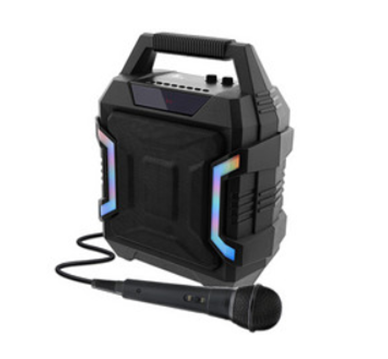 Bocina Portátil para Fiestas Spree, Batería Recargable, Luz LED, Bluetooth, 3.5mm, USB, Color Negro, XTECH XTS-700