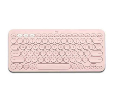 Teclado Inalámbrico (Bluetooth) Modelo K380, Español, Color Rosa, Multi-Dispositivos, LOGITECH 920-009594