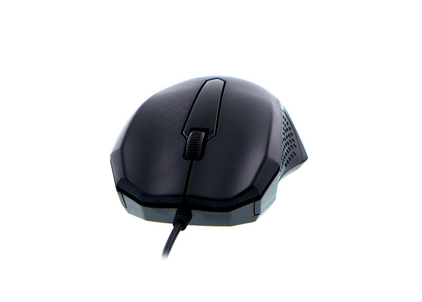 Ratón (Mouse) Óptico, Alámbrico (USB), Hasta 1000 DPI, 3 Botones, Color Negro, XTECH XTM-165