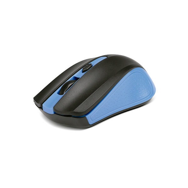 Ratón (Mouse) Óptico, Inalámbrico (USB), Hasta 1600 DPI, Color Azul, 4 Botones, XTECH XTM-310BL