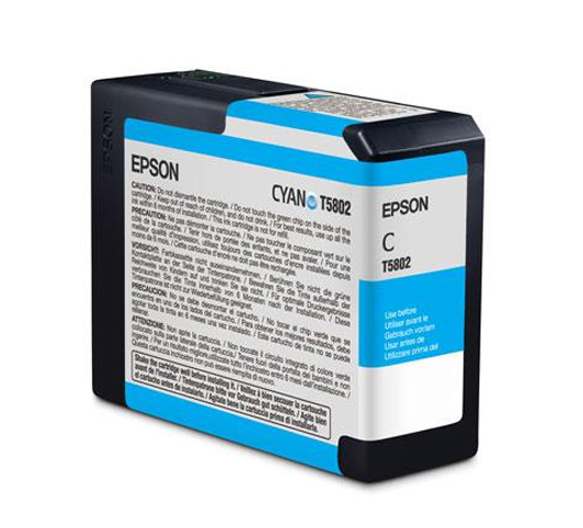 Cartucho de Tinta Cian, 80ml,  para Stylus Pro 3800, EPSON T580200