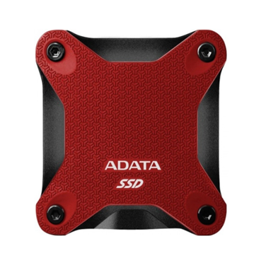 SSD Externo Durable SD600Q, Capacidad 240GB, Interfaz USB 3.1, Color Rojo, Resistente a Golpes, ADATA ASD600Q-240GU31-CRD