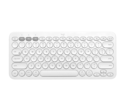Teclado Inalámbrico (Bluetooth) Modelo K380, Español, Color Blanco, Multi-Dispositivos, LOGITECH 920-009595