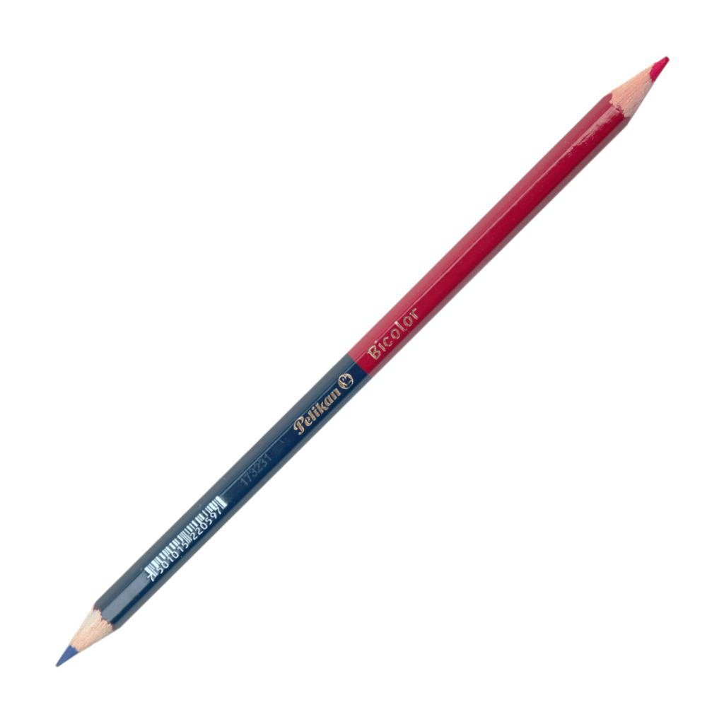 Lápices Bicolores, Exagonal, Rojo / Azul, Madera, 1 Pieza, PELIKAN 30330213