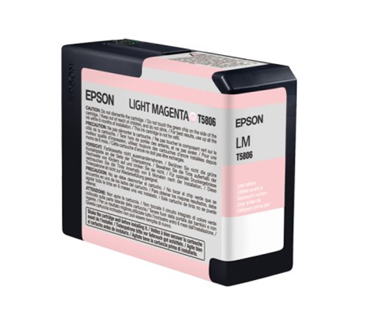 Cartucho de Tinta Magenta Claro Light, 80ml, para Stylus Pro 3800, EPSON T580600