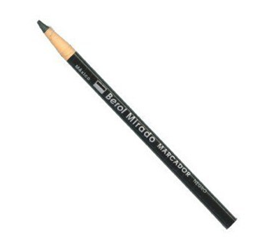 Lápiz de Cera Mirado, Color Negro, BEROL 173