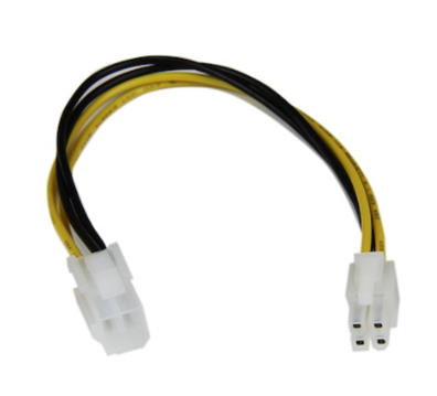 Cable 20cm ATX Extensión Macho a Hembra 4 Pines de Placa Madre Corriente Poder Interno P4, STARTECH ATXP4EXT