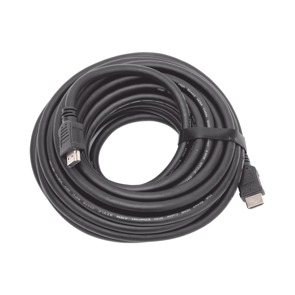 Cable de Video HDMI - HDMI (M-M), 10 Metros (High Speed) / Resolución 4K / Soporta Canal de Retorno de Audio (ARC) / Soporta 3D / Blindado para Reducir Interferencia / Chapado en Oro / Alta Resistencia y Durabilidad., EPCOM TTHDMI10M