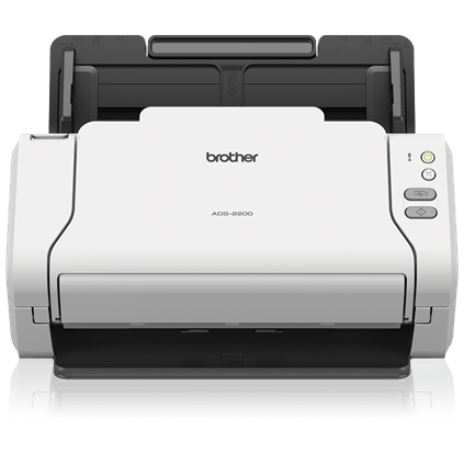 Escáner de Escritorio a Color, Dúplex, Alámbrico (USB), 35 ppm, Capacidad Hasta 50 Hojas, BROTHER ADS-2200