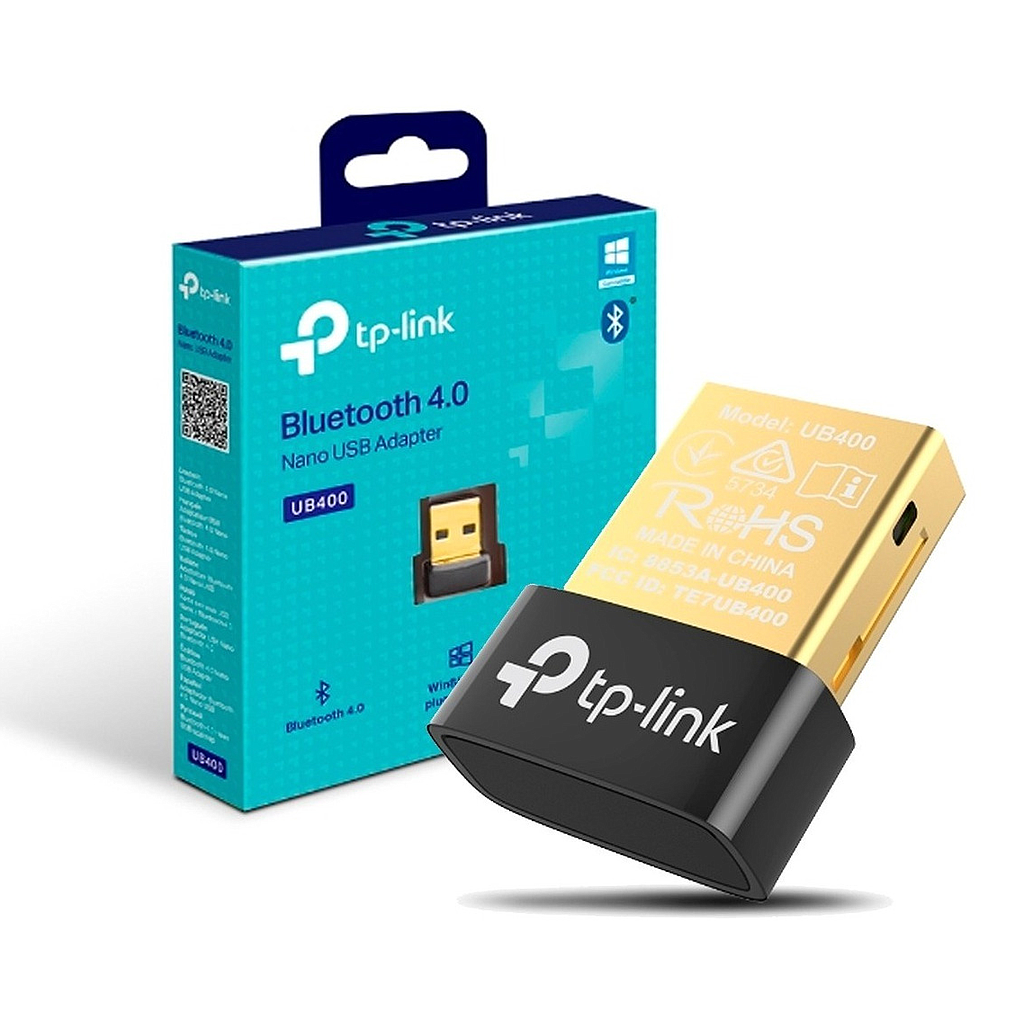 Adaptador USB - Bluetooth 4.0, Color Negro, Tamaño Nano, TP-LINK UB400