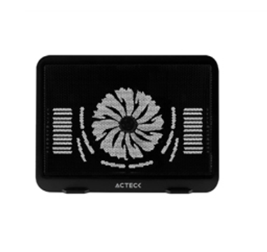 Cooling Stand (Base de Enfriamiento) Para Laptop, 1 Ventilador, Color Negro, Soporta Hasta 15", ACTECK AC-929080