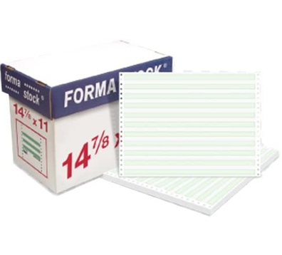 Papel Blanco 14 7/8" x 11", 2 Tantos, C/1500, FORMASTOCK TB0018