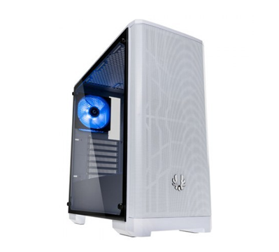 Gabinete NOVA MESH TG, ATX/E-ATX/Micro ATX/Mini-ITX, 2 Ventiladores, Panel Lateral, Color Blanco, BITFENIX BFC-NVM-300-WWGKW-RP